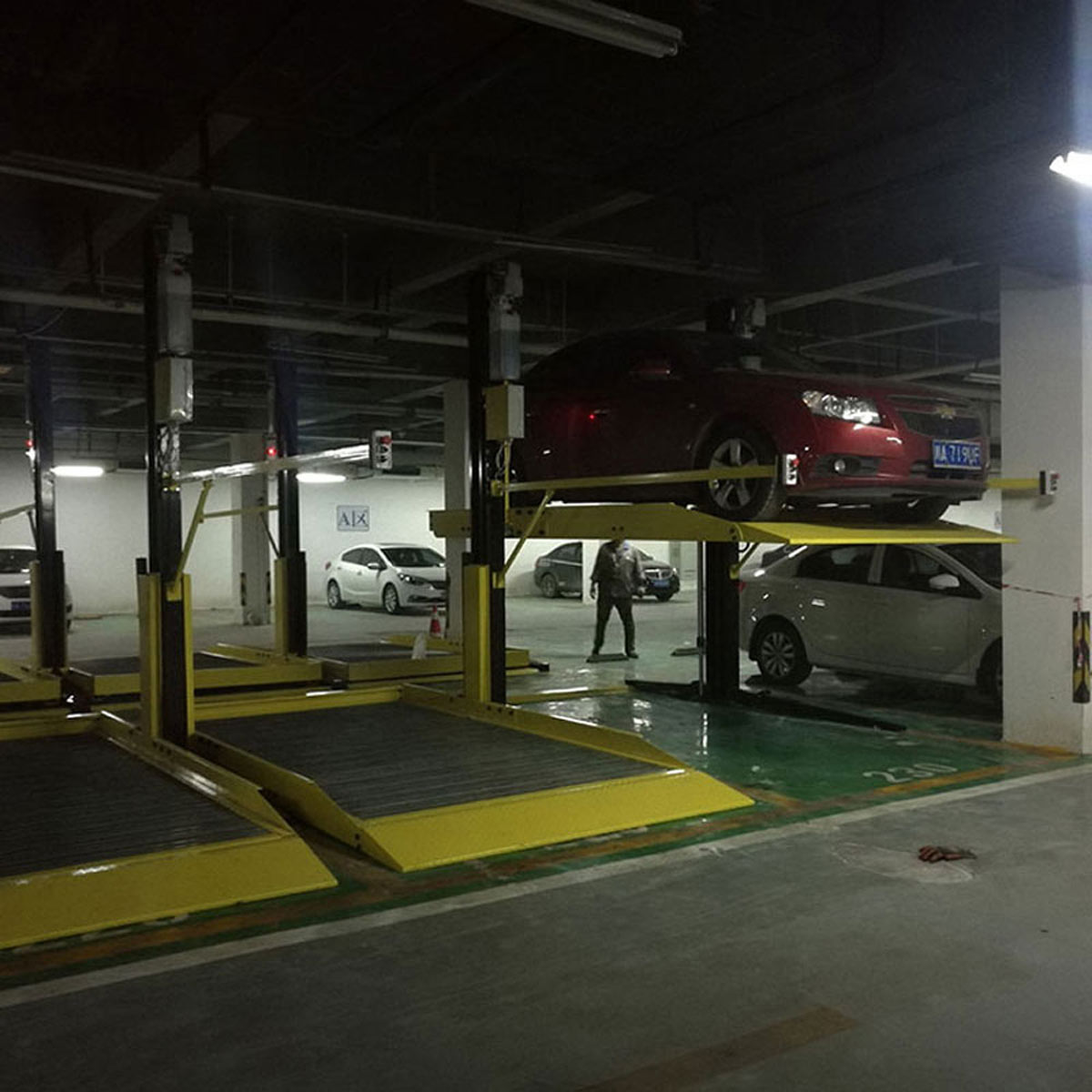 地下室機械式立體車庫改造